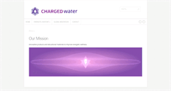 Desktop Screenshot of chargedwater.com